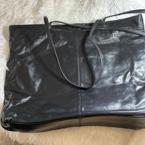 Soft leather tote
